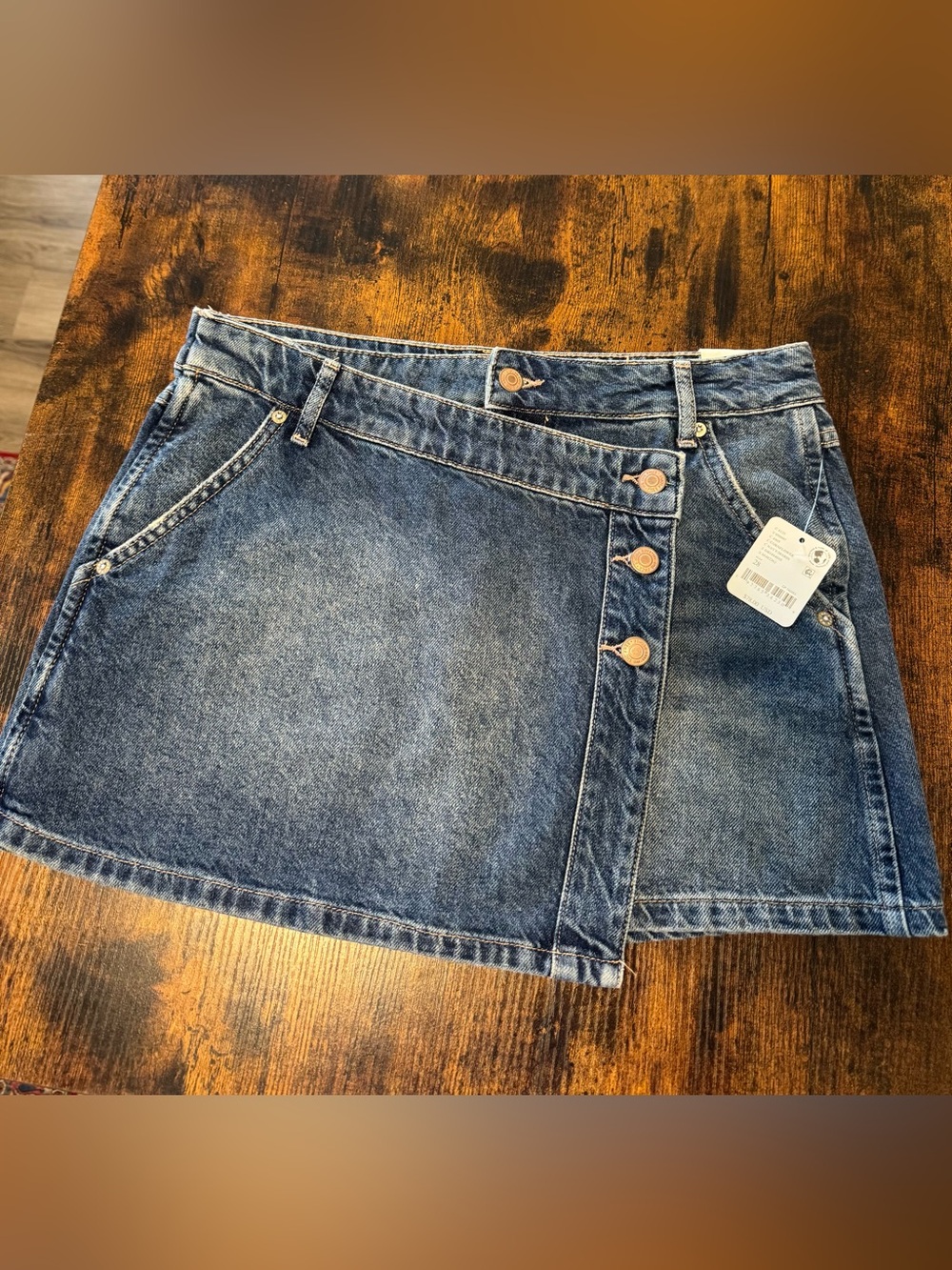 NWT Free People Wynne Denim Skirt